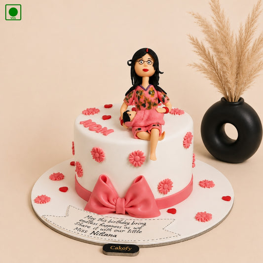 Mom & Baby Designer Cake – Gurgaon & Delhi NCR | Cakofy