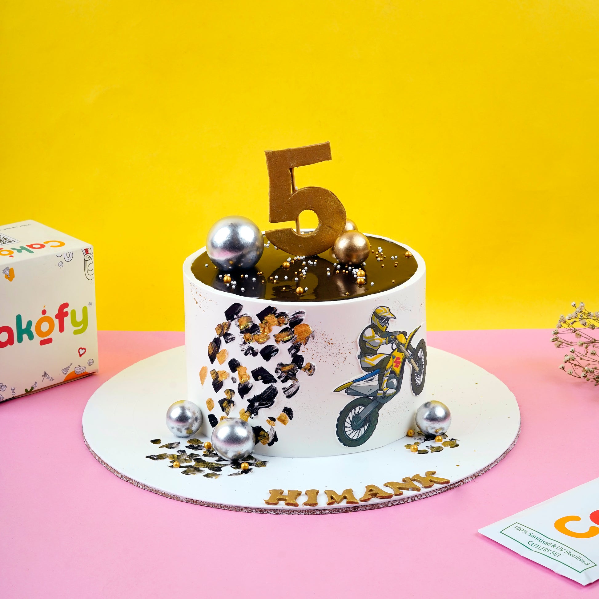 Motorcycle Lover Theme Cake - Gurgaon & Delhi NCR | Cakofy