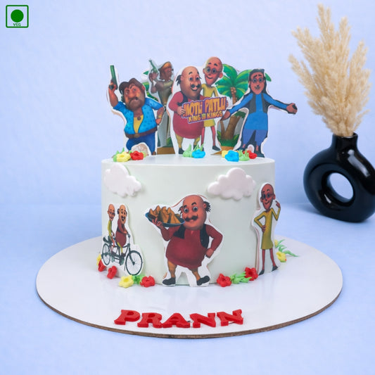 Motu Patlu Theme Cake - Gurgaon & Delhi NCR | Cakofy