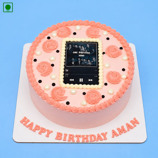 Music Lover Theme Designer Birthday Cake - Gurgaon, Delhi & Noida