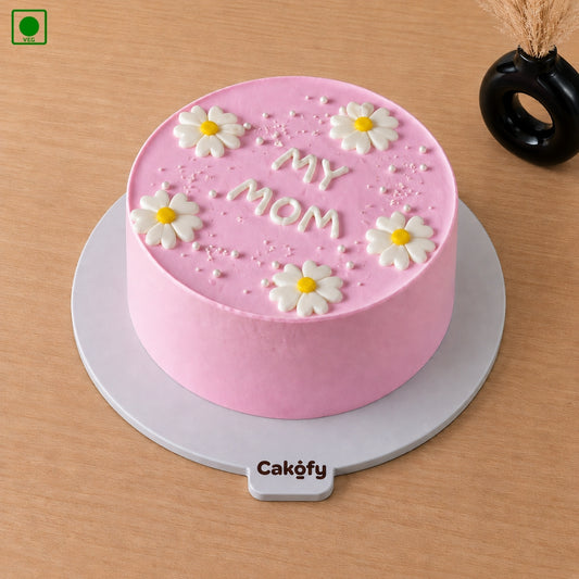 My Mom Floral Cake - Gurgaon & Delhi NCR | Cakofy