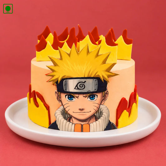 Naruto Face Cake - Gurgaon, Delhi & Noida