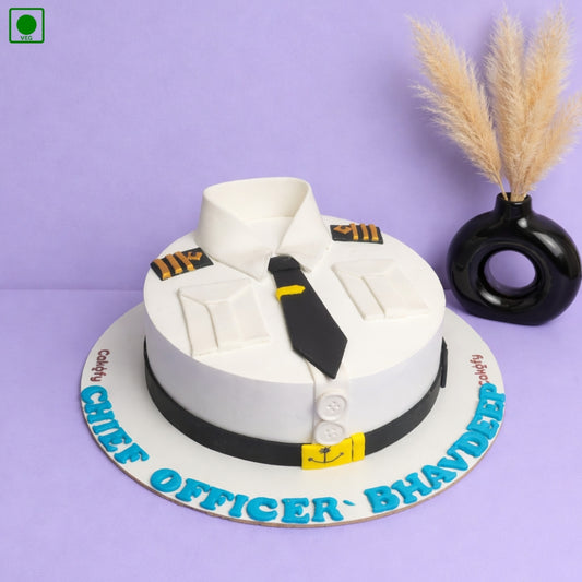 Officer Uniform Theme Cake - Gurgaon & Delhi NCR | Cakofy