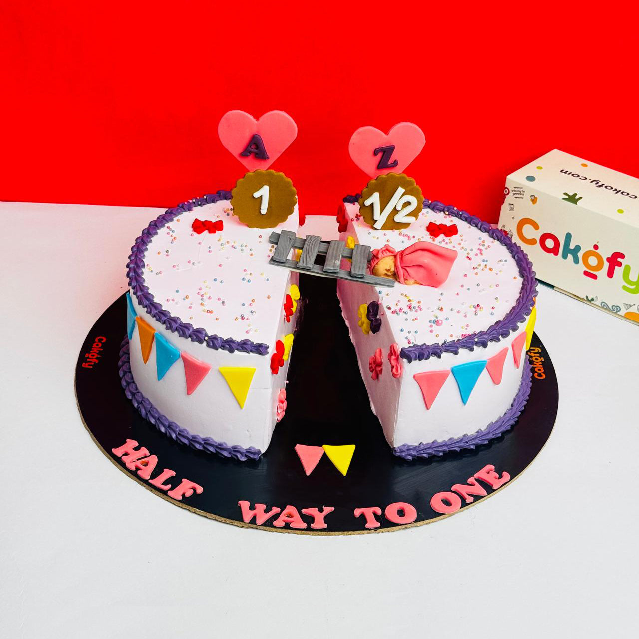 One and Half Year Birthday Cake – Gurgaon & Delhi NCR | Cakofy