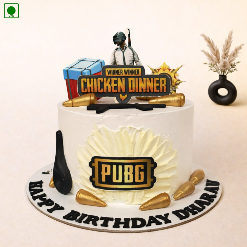 PUBG Winner Theme Cake - Gurgaon & Delhi NCR | Cakofy