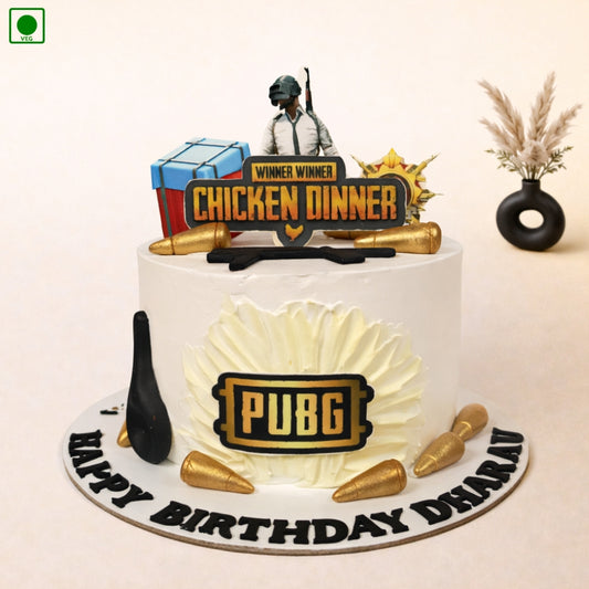 PUBG Winner Theme Cake - Gurgaon & Delhi NCR | Cakofy