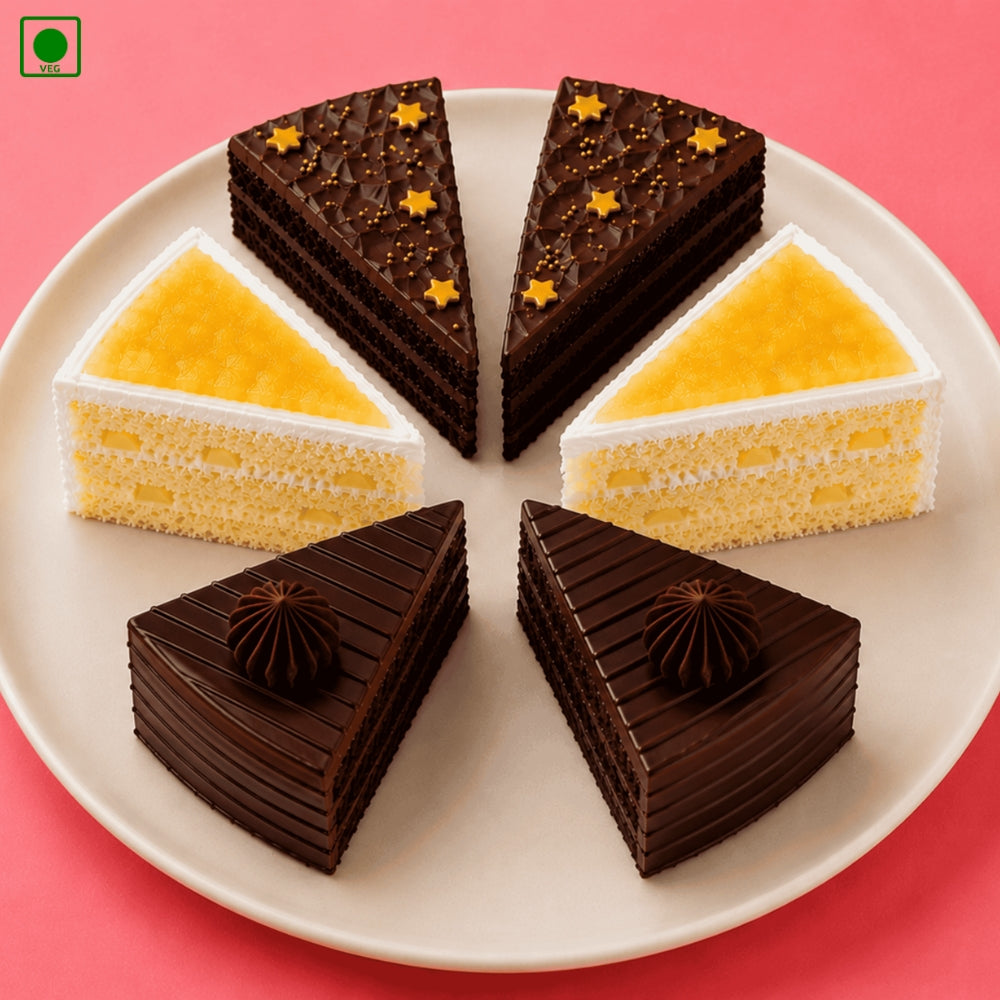 Pastry Combo - 6 Pcs  - Gurgaon, Delhi & Noida