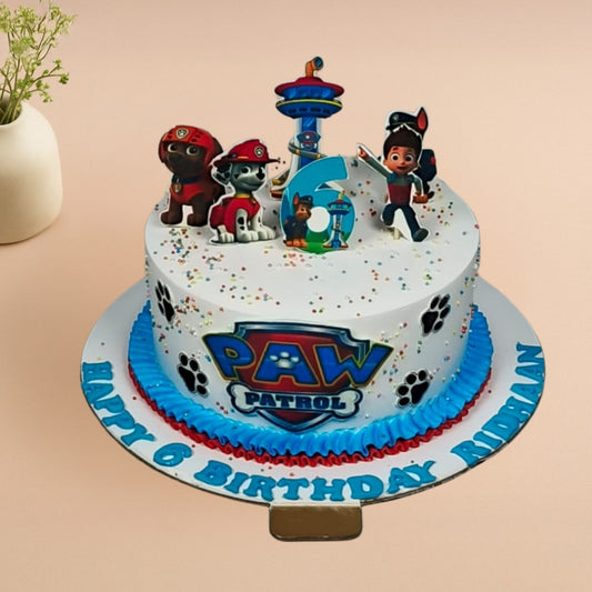 Paw Patrol Cartoon Theme Cake - Gurgaon & Delhi NCR | Cakofy