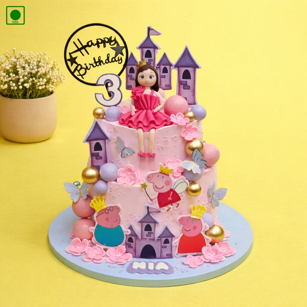 Peppa Pig Family Cake - Gurgaon & Delhi NCR | Cakofy
