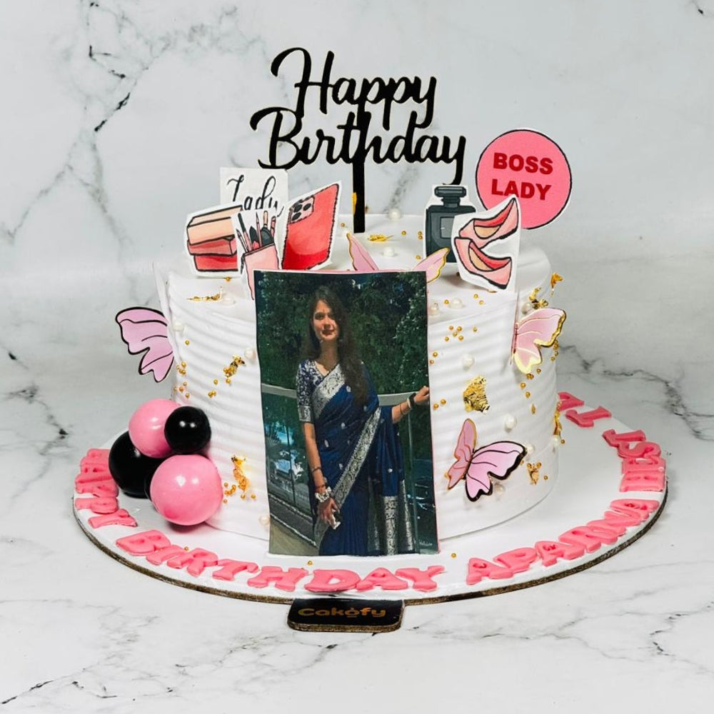 Personalized Birthday Photo Cake with Custom Image - Gurgaon & Delhi NCR | Cakofy