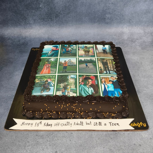 Personalized Photo Collage Cake - Gurgaon & Delhi NCR | Cakofy