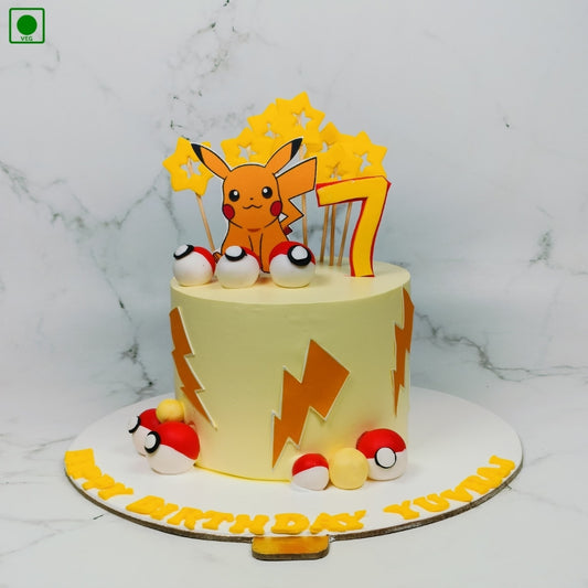 Pikachu Theme Cake - Gurgaon & Delhi NCR | Cakofy