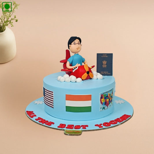 Pilot Travel Theme Cake – Gurgaon & Delhi NCR | Cakofy