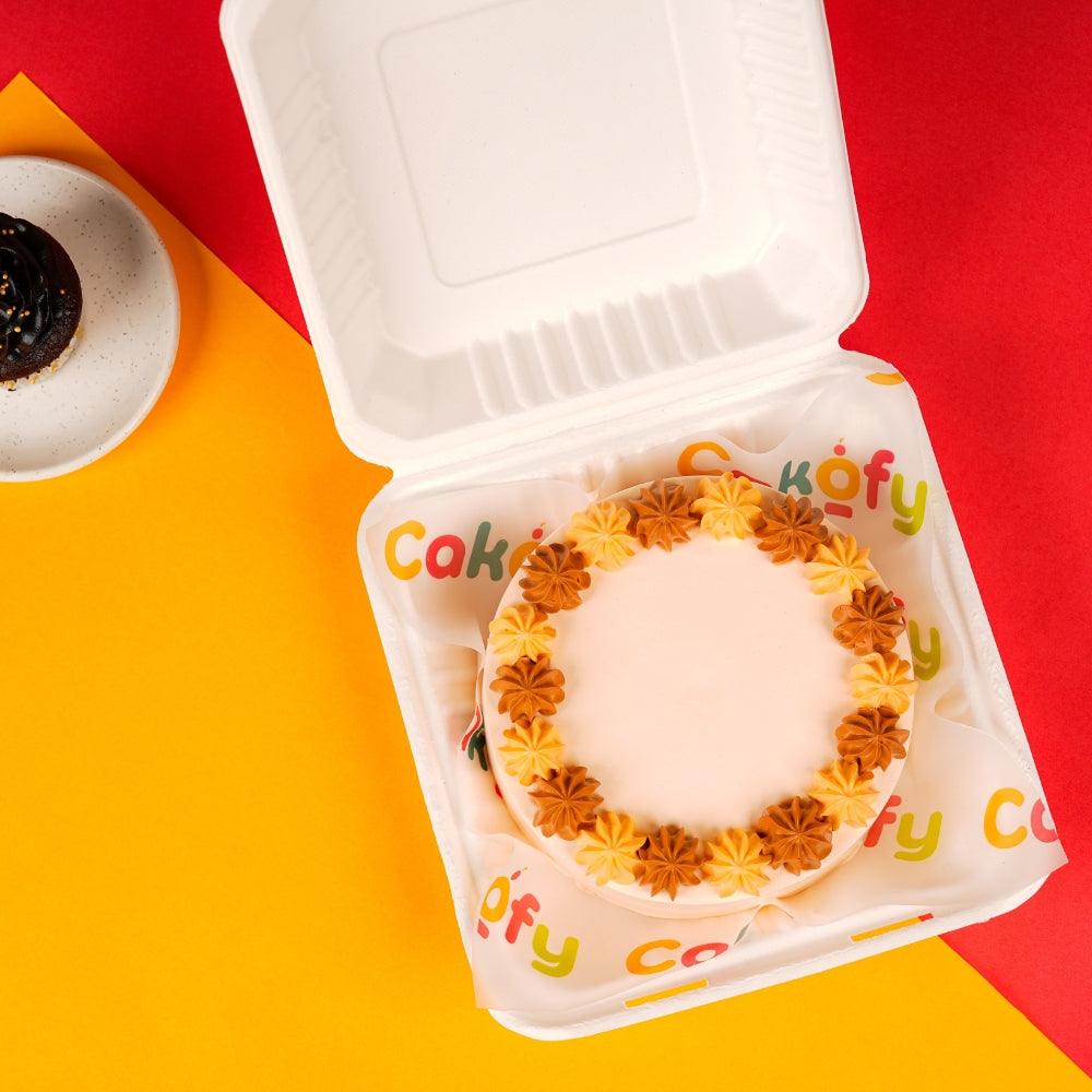 Pineapple Delight Bento Cake – Gurgaon & Delhi NCR | Cakofy