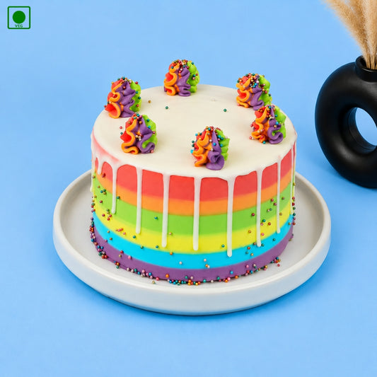Pineapple Drip Cake – Gurgaon, Delhi & Noida