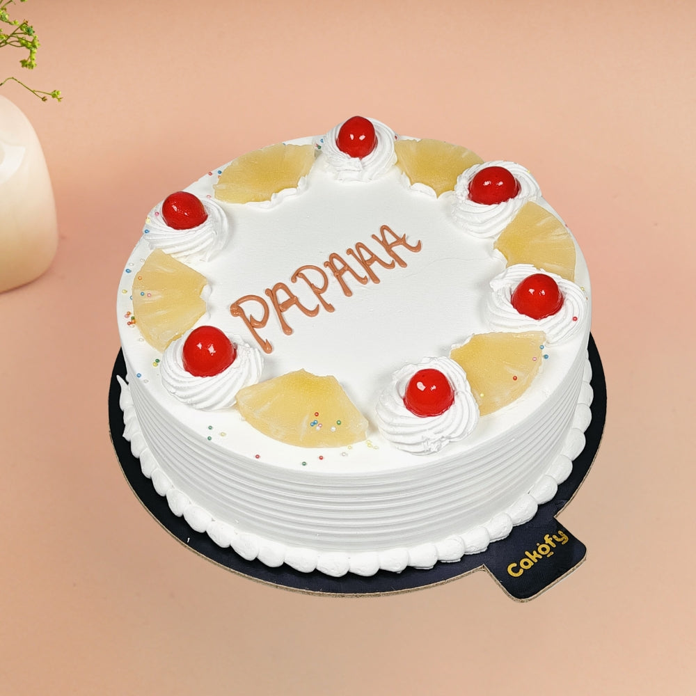 Special Pineapple Cake for Papa
