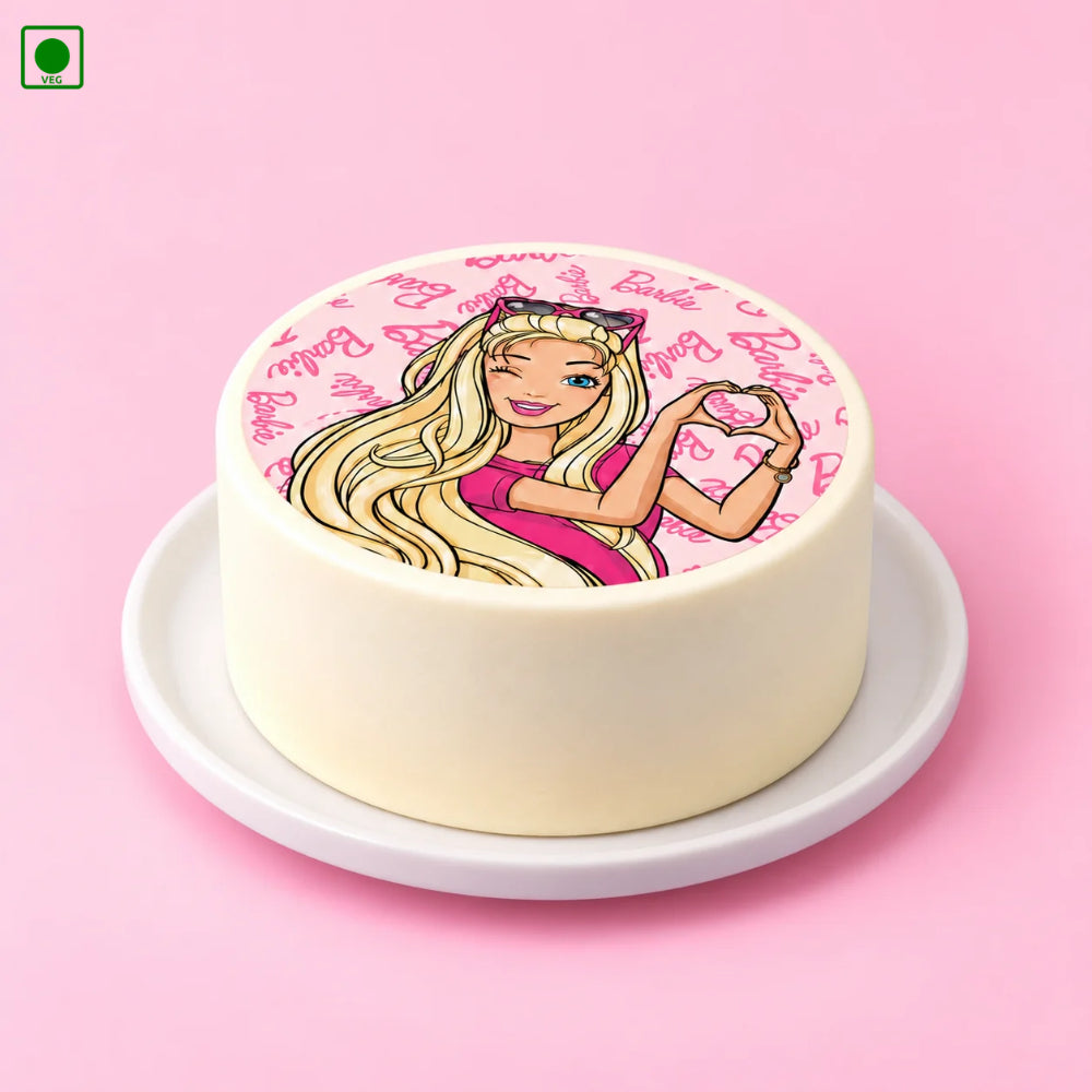 Pink Barbie Love Bento Cake