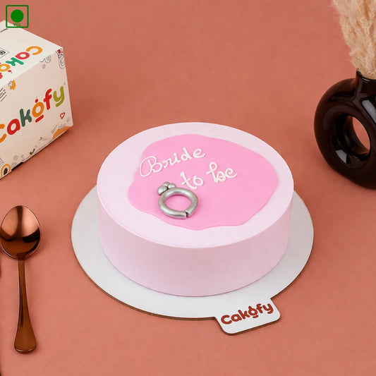 Pink Bride To Be Theme Cake - Gurgaon & Delhi NCR | Cakofy