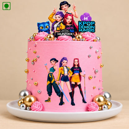 Pink KPop Glam Cake - Gurgaon, Delhi & Noida