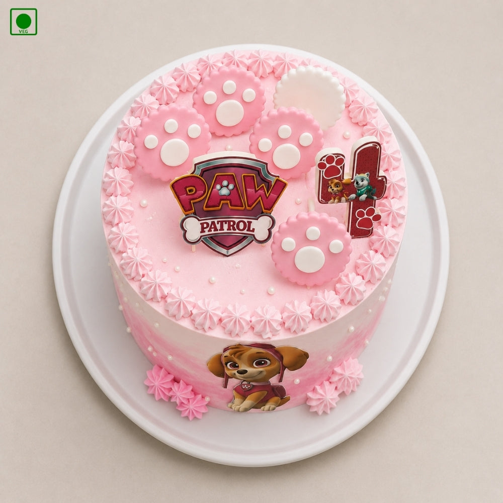 Paw Patrol Cartoon Theme Cake - Gurgaon, Delhi & Noida