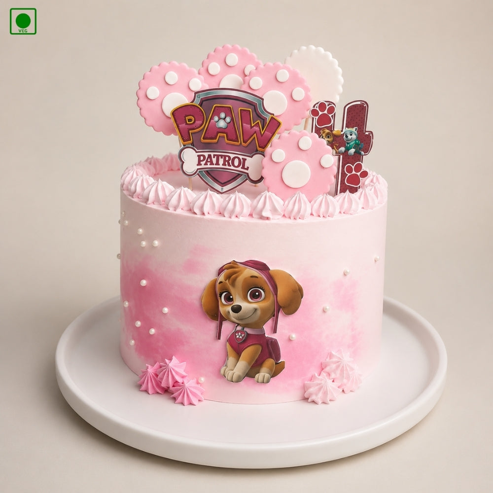 Paw Patrol Cartoon Theme Cake - Gurgaon, Delhi & Noida
