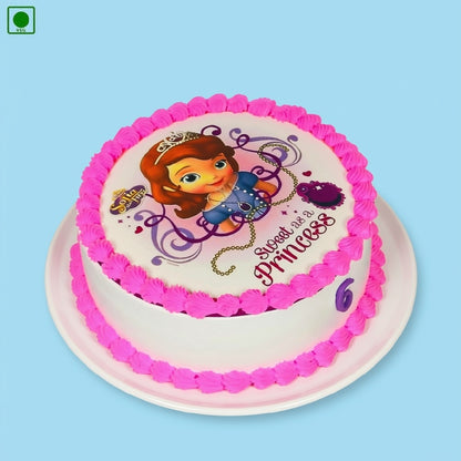 Pink Princess Poster Cake - Gurgaon, Delhi & Noida