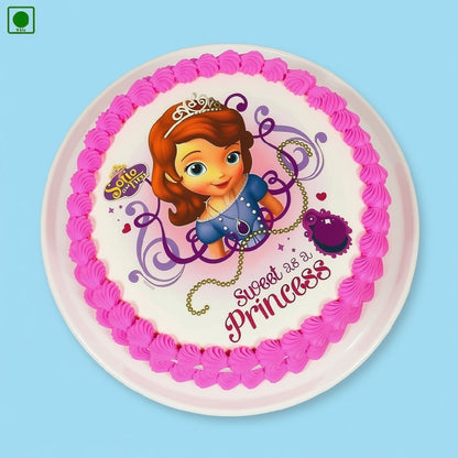 Pink Princess Poster Cake - Gurgaon, Delhi & Noida