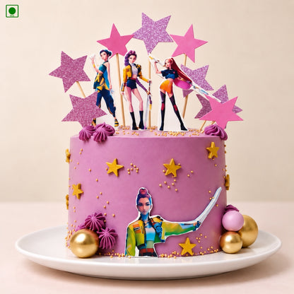 Pink Star Princess Cake - Gurgaon, Delhi & Noida