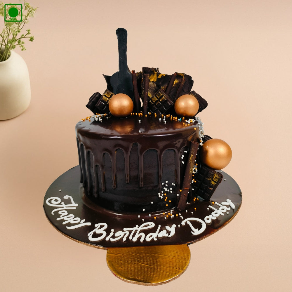 Premium Dark Chocolate Drip Cake - Gurgaon & Delhi NCR | Cakofy
