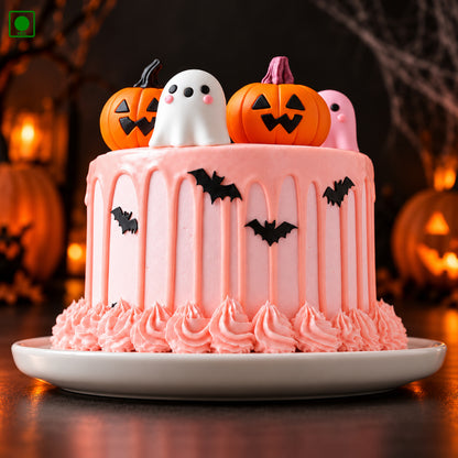 Pretty Spooky Pink Cake - Gurgaon, Delhi & Noida
