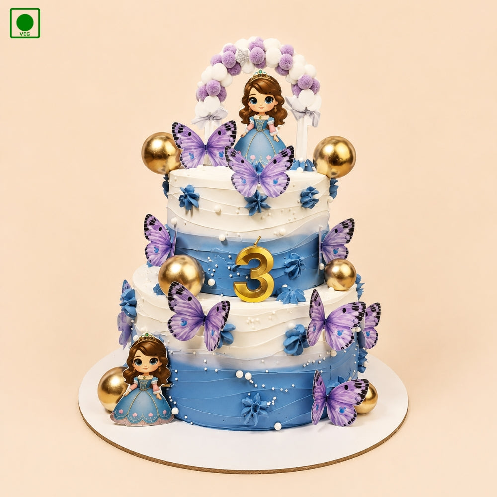 Princess Butterfly Dream Cake - Gurgaon, Delhi & Noida