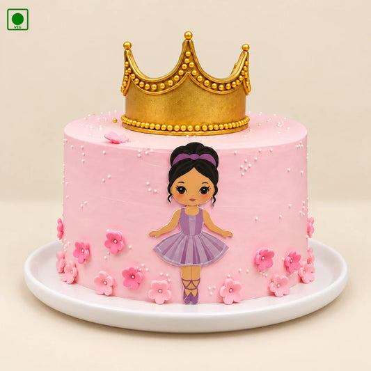 Princess Crown Birthday Cake – Gurgaon, Delhi & Noida