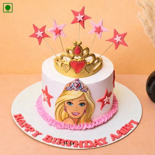 Princess Crown Star Cake – Gurgaon & Delhi NCR | Cakofy