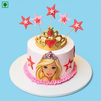 Princess Crown Star Cake – Gurgaon, Delhi & Noida