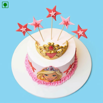 Princess Crown Star Cake – Gurgaon, Delhi & Noida