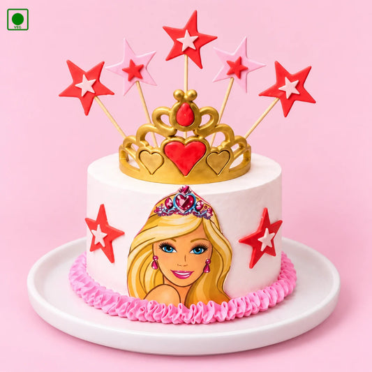 Princess Crown Star Cake – Gurgaon, Delhi & Noida
