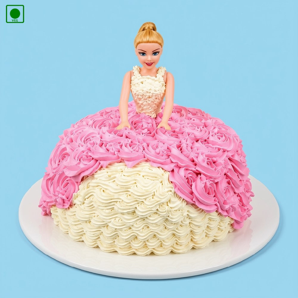 Princess Gown Cake – Gurgaon, Delhi & Noida