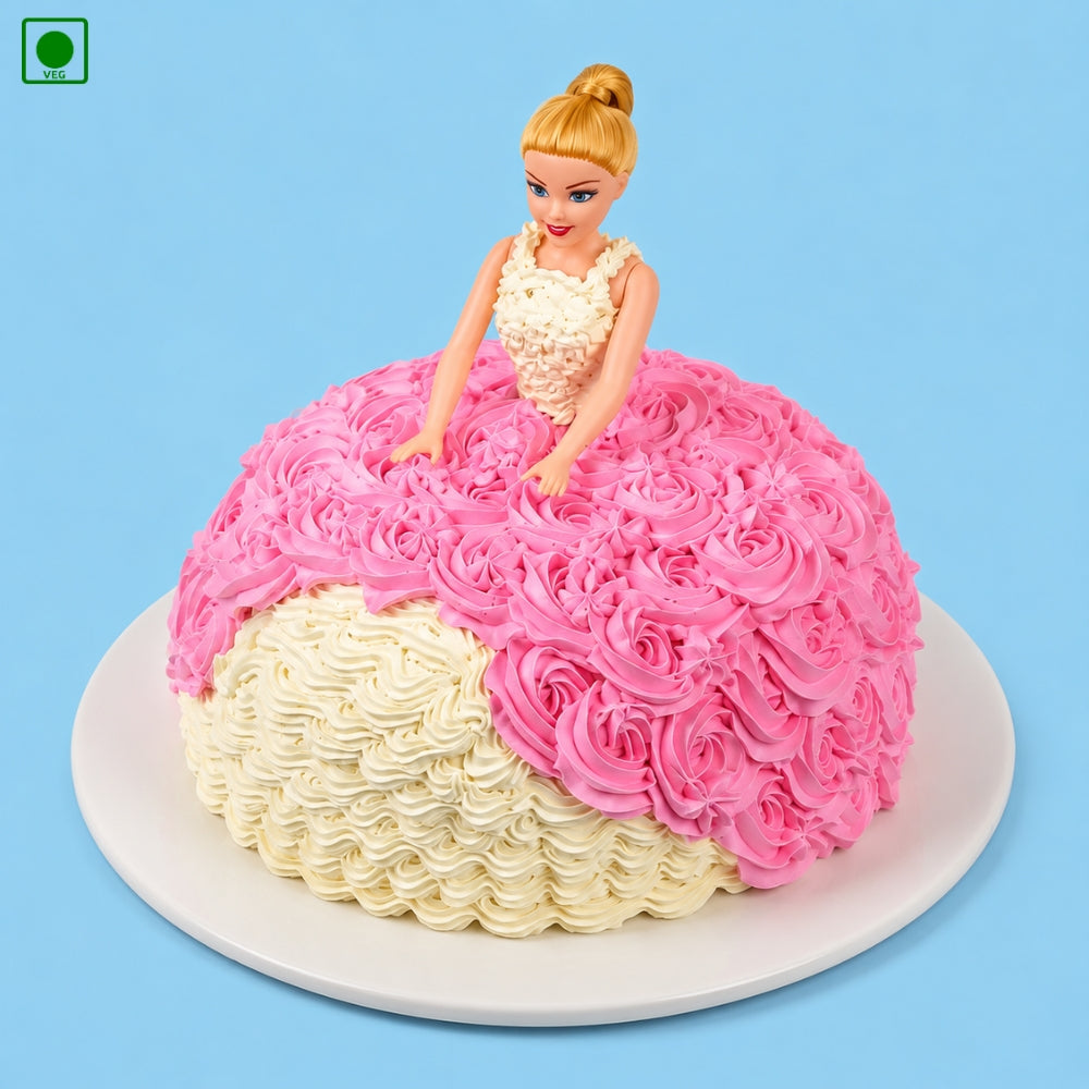 Princess Gown Cake – Gurgaon, Delhi & Noida