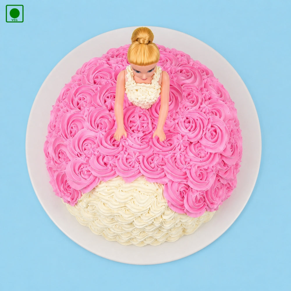 Princess Gown Cake – Gurgaon, Delhi & Noida