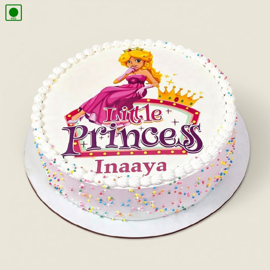 Princess Theme Poster Cake - Gurgaon, Delhi & Noida