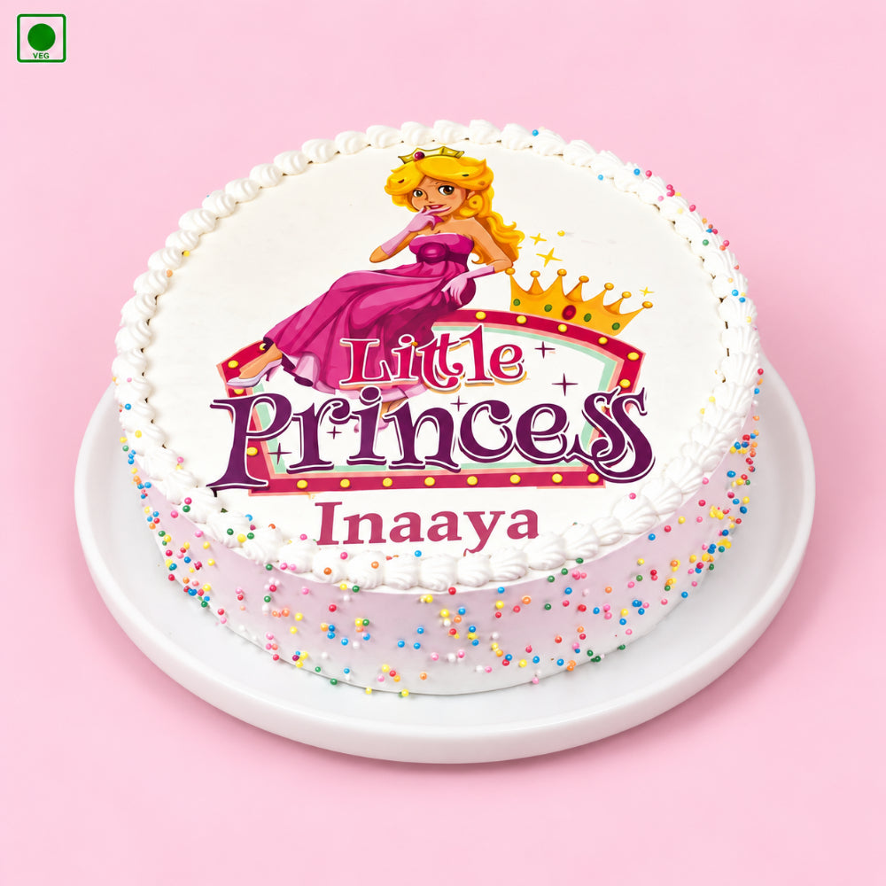 Princess Theme Poster Cake - Gurgaon, Delhi & Noida