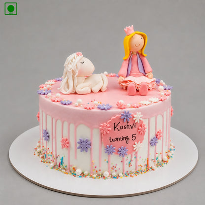 Princess Unicorn Fantasy Birthday Cake - Gurgaon, Delhi & Noida