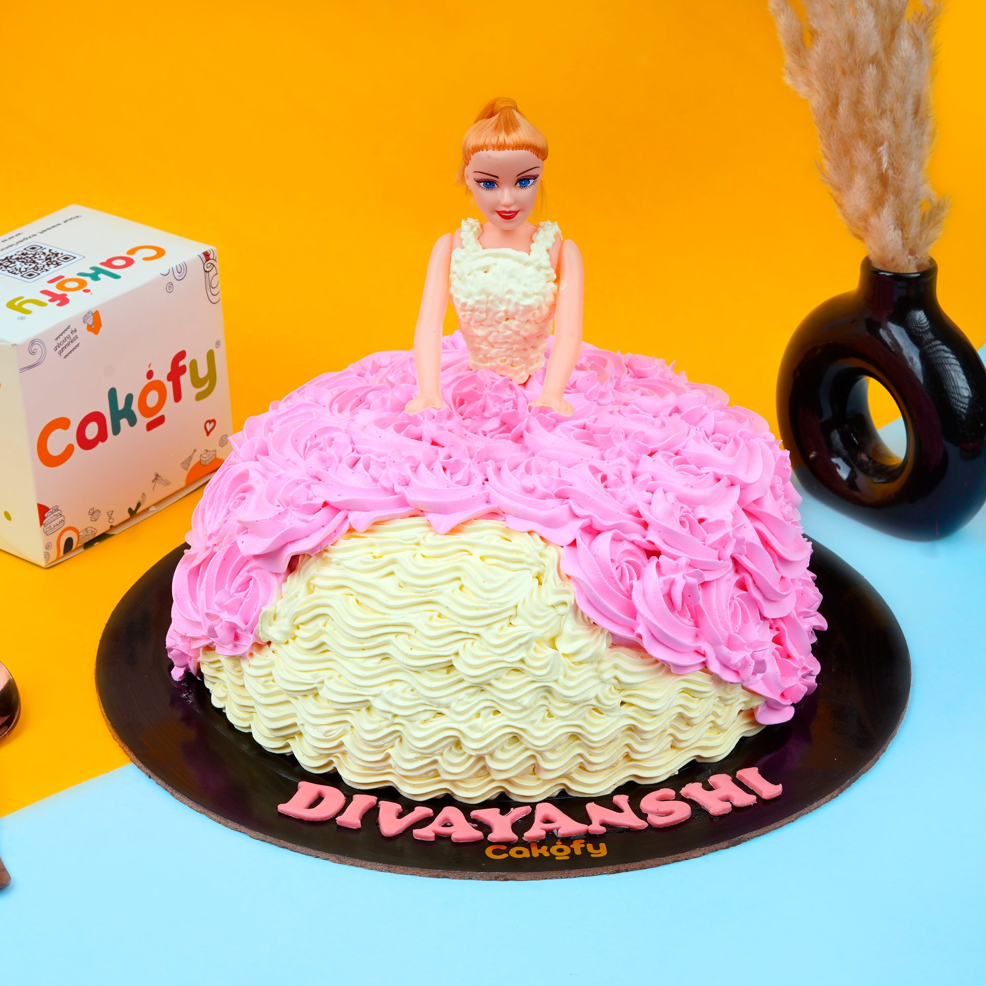 Princess Gown Doll Designer Cake – Gurgaon & Delhi NCR | Cakofy