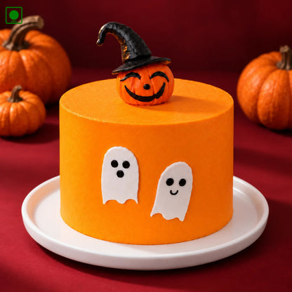 Pumpkin Boo Halloween Cake - Gurgaon, Delhi & Noida
