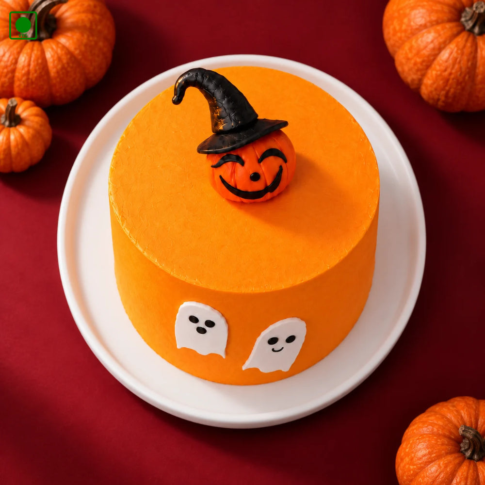 Pumpkin Boo Halloween Cake - Gurgaon, Delhi & Noida