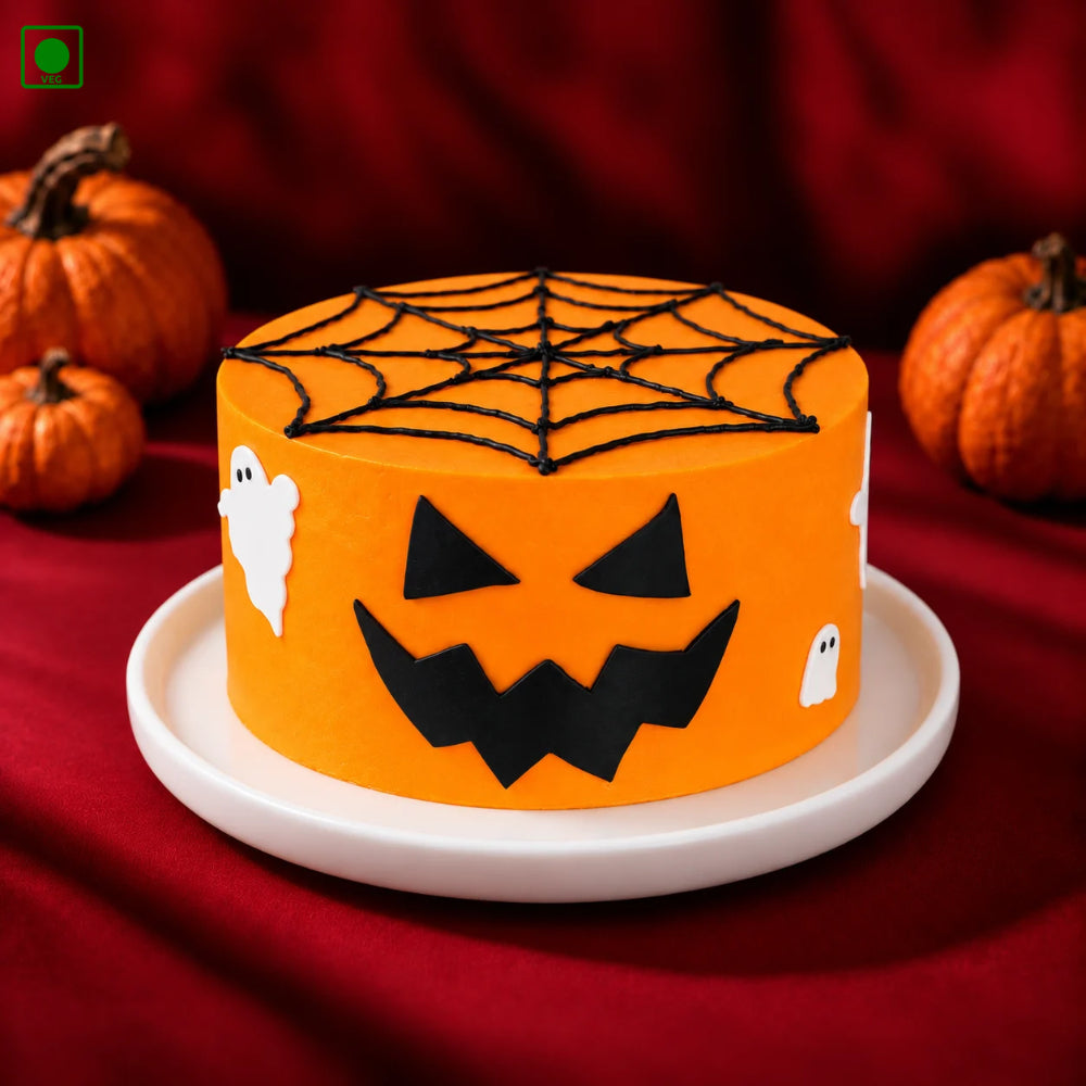 Pumpkin Grin Web Cake - Gurgaon, Delhi & Noida