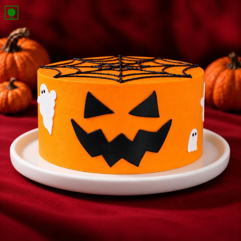 Pumpkin Grin Web Cake - Gurgaon, Delhi & Noida