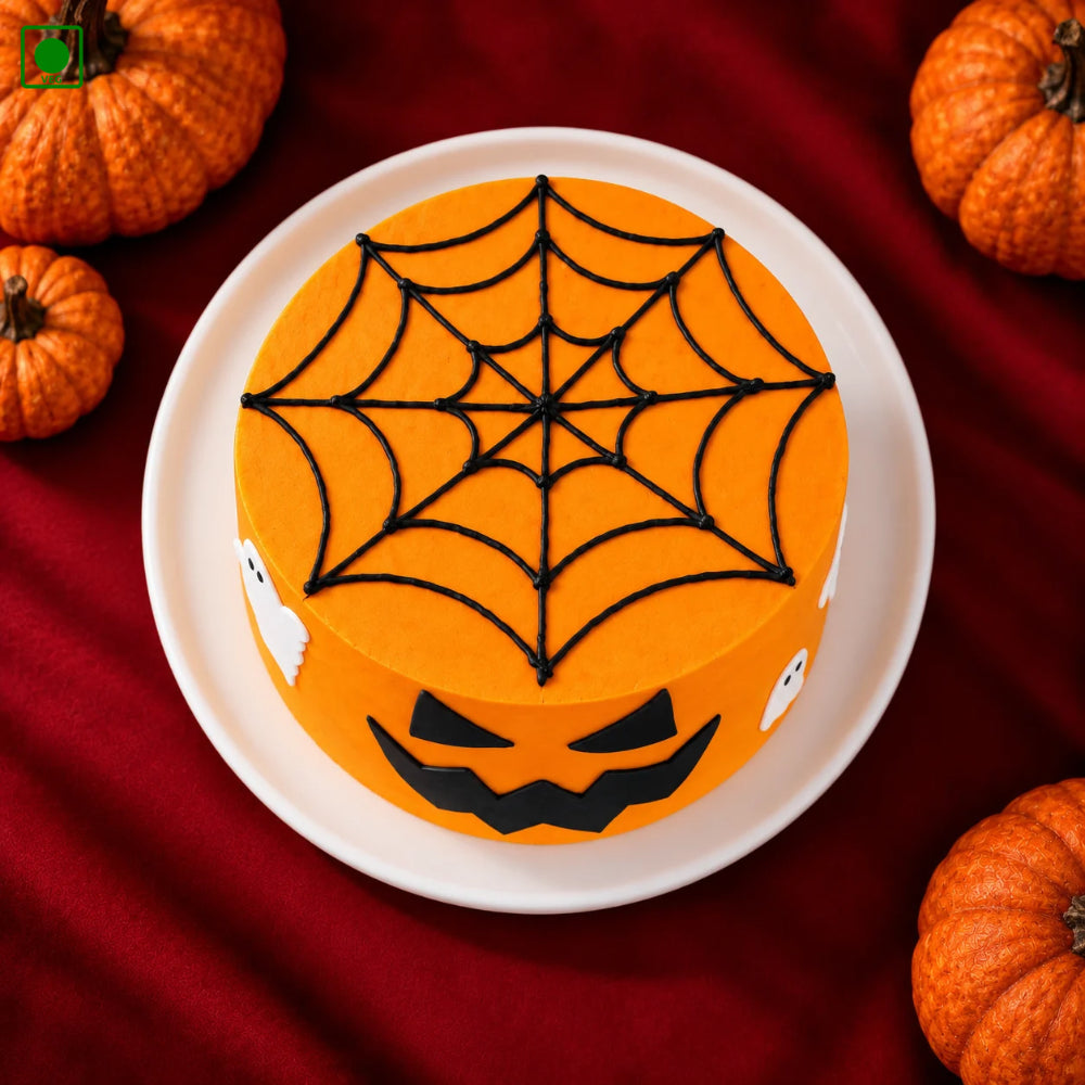 Pumpkin Grin Web Cake - Gurgaon, Delhi & Noida