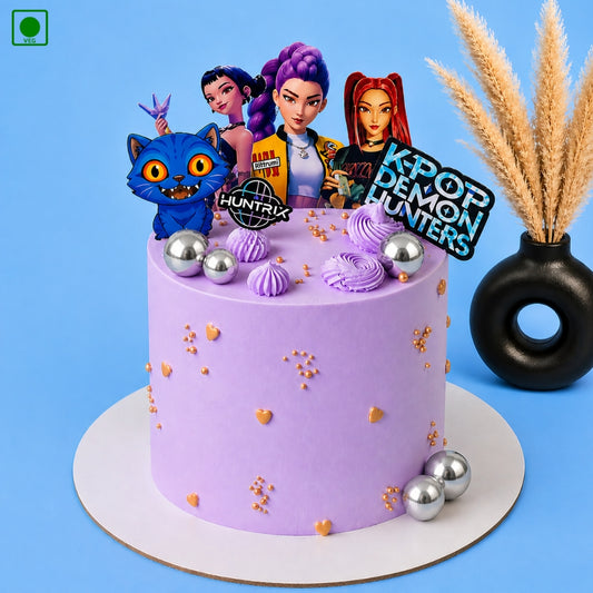 Pink K-Pop Glam Cake - Gurgaon & Delhi NCR | Cakofy