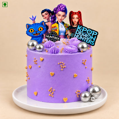 Pink KPop Glam Cake - Gurgaon, Delhi & Noida